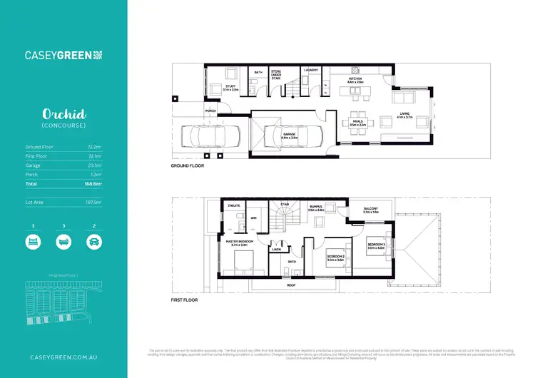 Floorplan of Homely house listing, 41 Billy Buttons Drive, Narre Warren VIC 3805