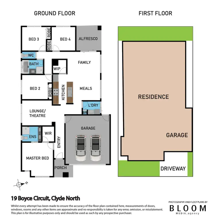Floorplan of Homely house listing, 19 Boyce Circuit, Clyde North VIC 3978