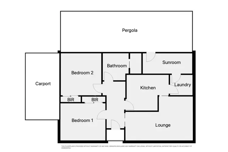 Floorplan of Homely unit listing, unit 3/4 Livingstone Street, Warracknabeal VIC 3393