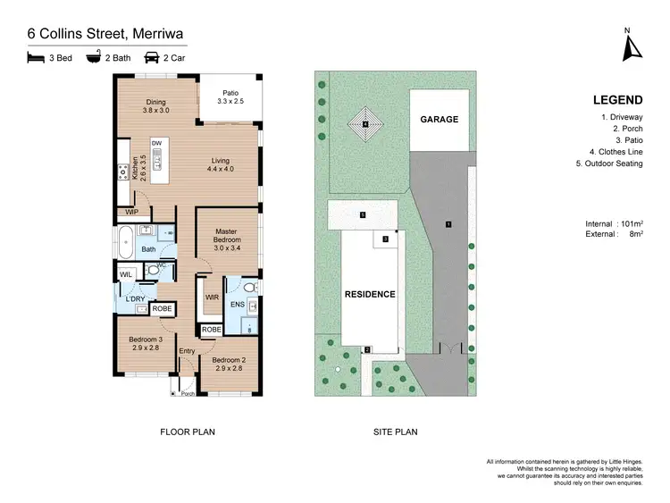 Floorplan of Homely house listing, 6 COLLINS STREET, Merriwa NSW 2329