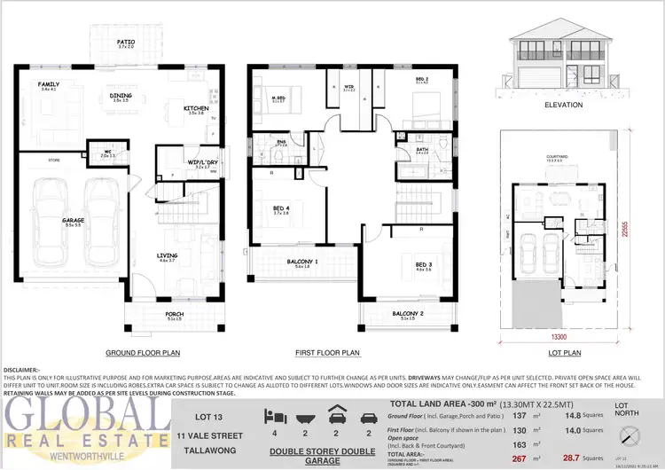 Floorplan of Homely house listing, 5 Cam St, Tallawong NSW 2762