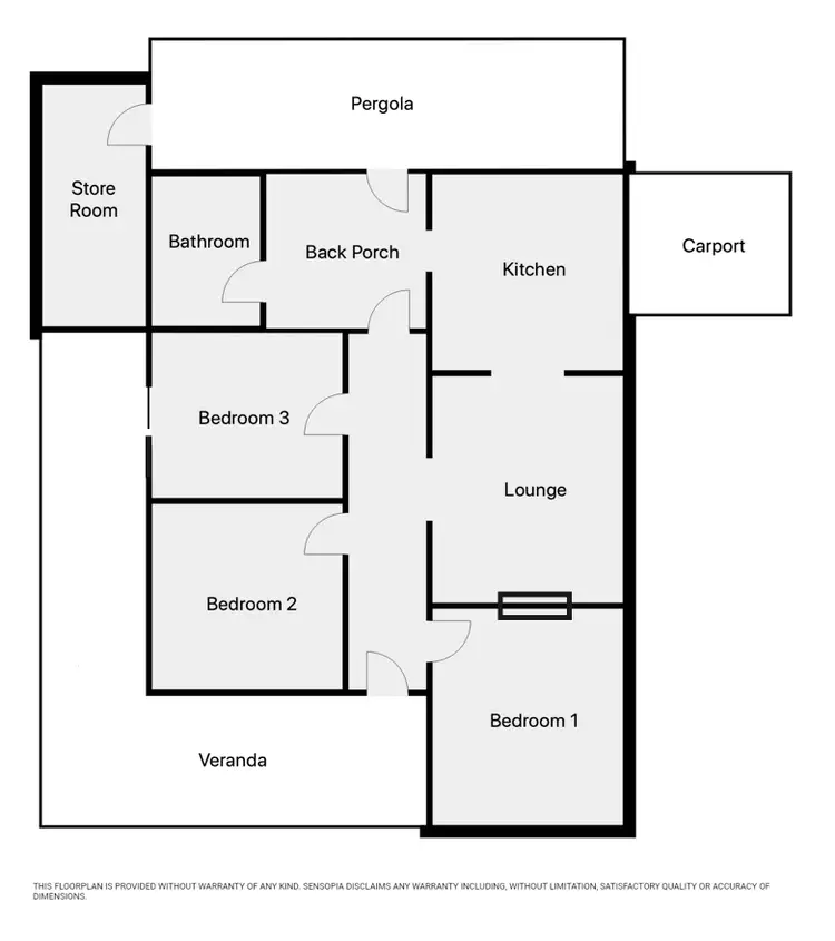 Floorplan of Homely house listing, 22 MILBOURNE STREET, Warracknabeal VIC 3393