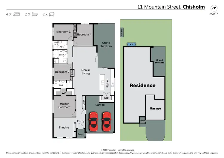 Floorplan of Homely house listing, 11 Mountain Street, Chisholm NSW 2322