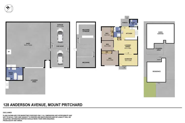 Floorplan of Homely house listing, 128 Anderson Avenue, Mount Pritchard NSW 2170