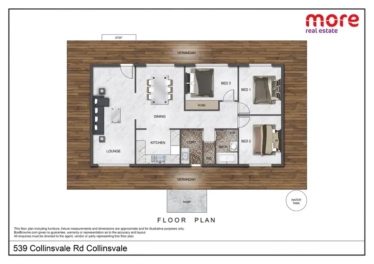 Floorplan of Homely house listing, 539 Collinsvale Road, Collinsvale TAS 7012