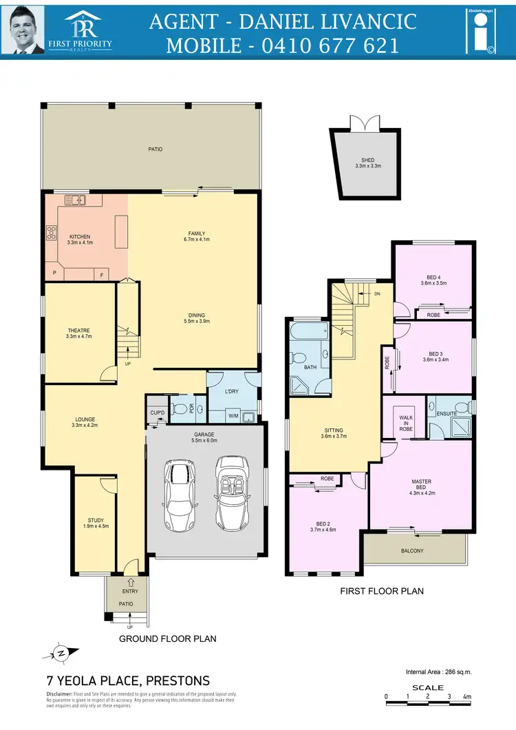 Floorplan of Homely house listing, 7 Yeola Place, Prestons NSW 2170