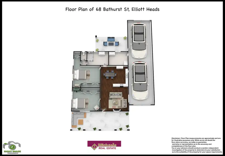 Floorplan of Homely house listing, 68 Bathurst Street, Elliott Heads QLD 4670
