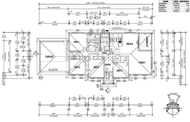 Floorplan of Homely house listing, 46 Ruthven Circuit, Wodonga VIC 3690