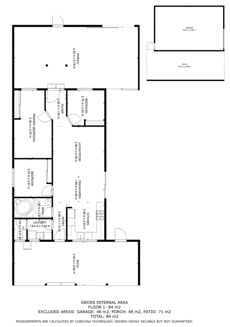 Floorplan of Homely house listing, 1 Rhodes Street, Kalgoorlie WA 6430