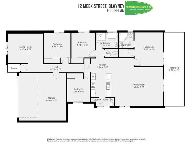 Floorplan of Homely house listing, 12 Meek Street, Blayney NSW 2799
