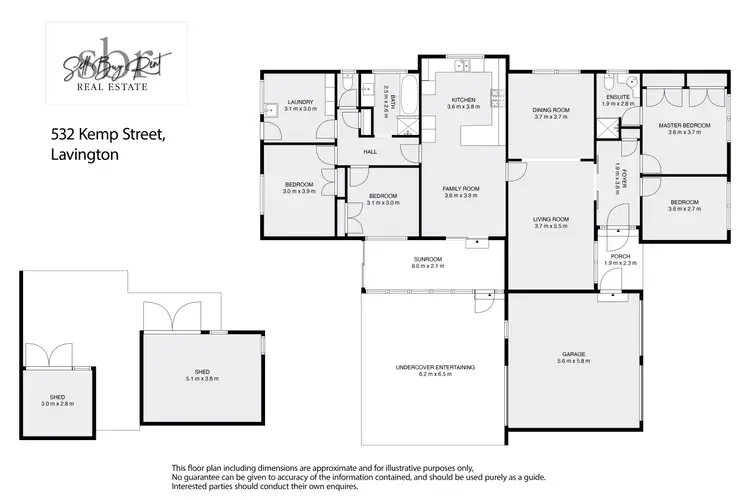 Floorplan of Homely house listing, 532 KEMP STREET, Lavington NSW 2641