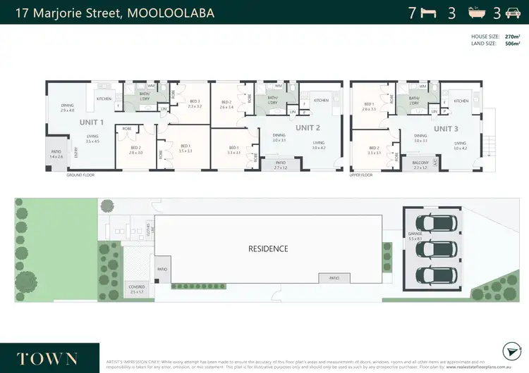 Floorplan of Homely block of units listing, 17 Marjorie Street, Mooloolaba QLD 4557