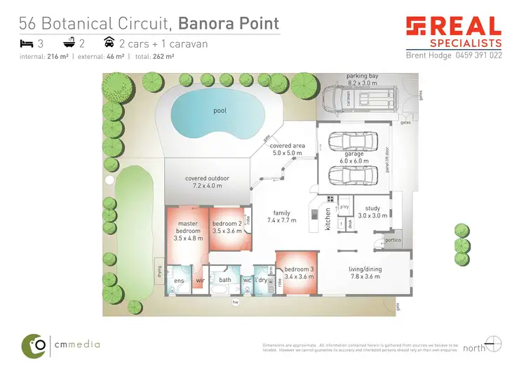 Floorplan of Homely house listing, 56 Botanical Circuit, Banora Point NSW 2486
