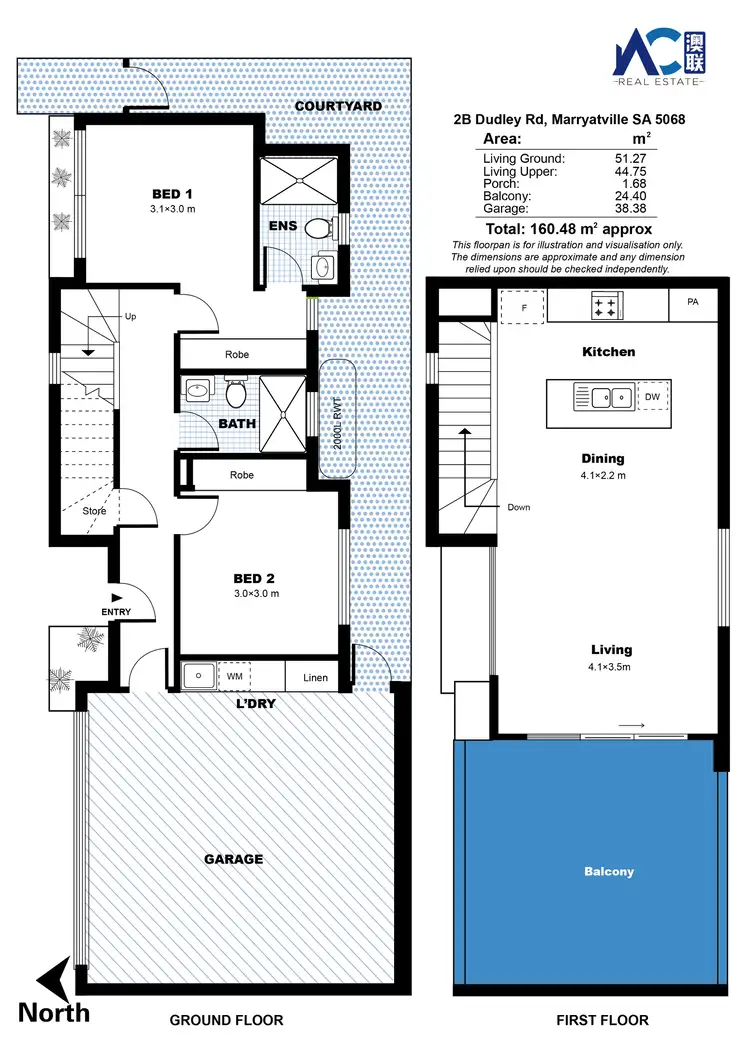 Floorplan of Homely house listing, 2B Dudley Road, Marryatville SA 5068