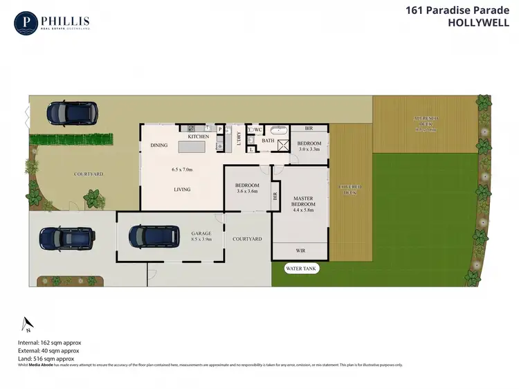 Floorplan of Homely house listing, 161 Paradise Parade, Hollywell QLD 4216