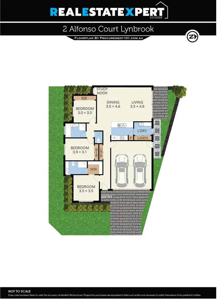 Floorplan of Homely house listing, 2 Alfonso Court, Lynbrook VIC 3975