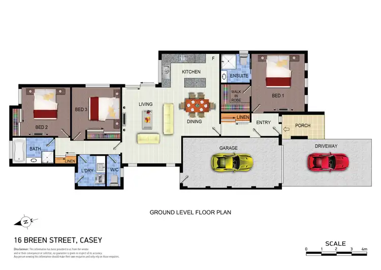 Floorplan of Homely house listing, 16 Breen Street, Casey ACT 2913