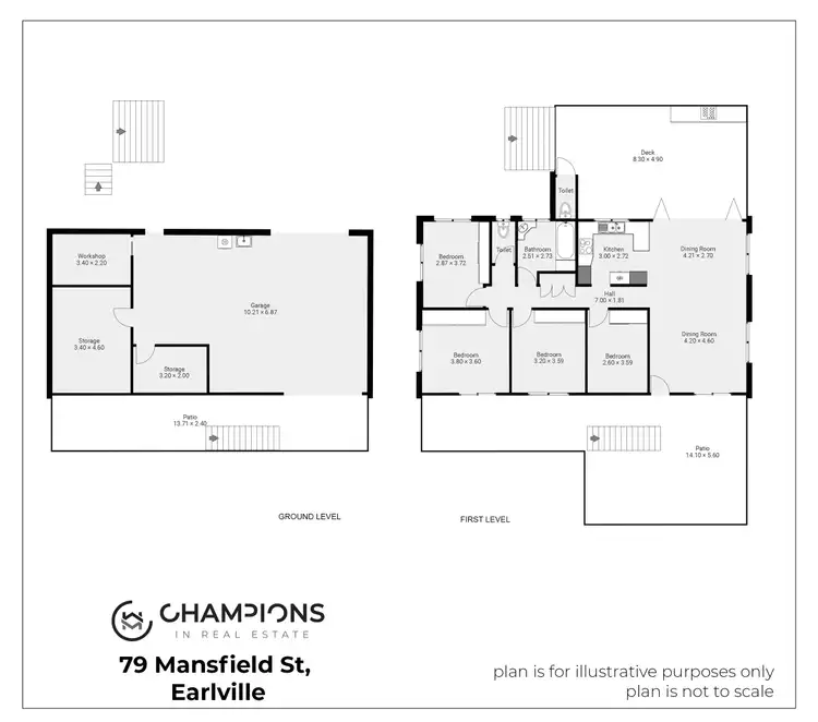 Floorplan of Homely house listing, 79 Mansfield Street, Earlville QLD 4870