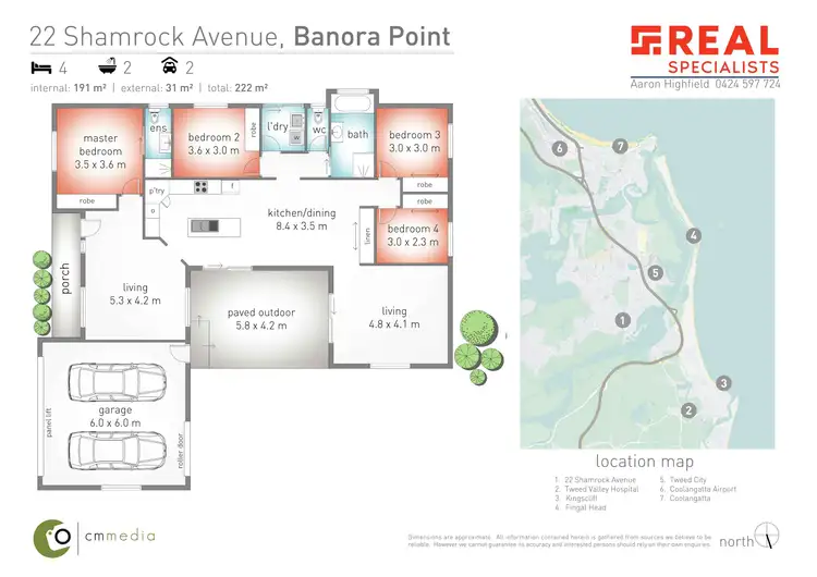 Floorplan of Homely house listing, 22 Shamrock Avenue, Banora Point NSW 2486