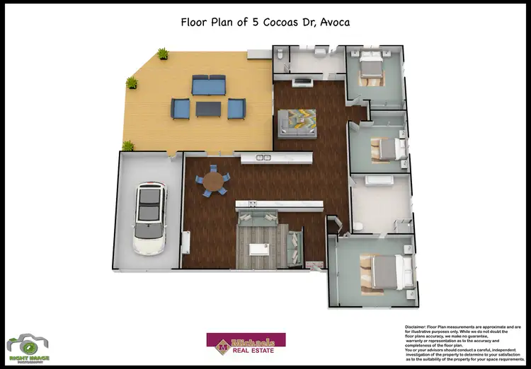 Floorplan of Homely house listing, 5 Cocas Drive, Avoca QLD 4670