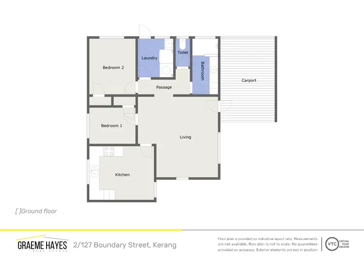 Floorplan of Homely unit listing, 2/127 Boundary Street, Kerang VIC 3579