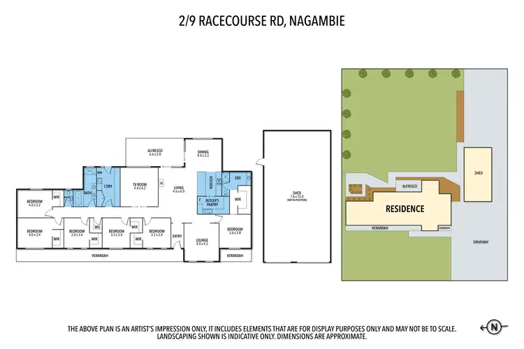 Floorplan of Homely house listing, 2/9 RACECOURSE ROAD, Nagambie VIC 3608
