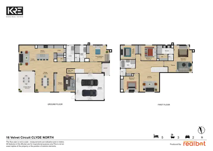 Floorplan of Homely house listing, 16 Velvet Circuit, Clyde North VIC 3978