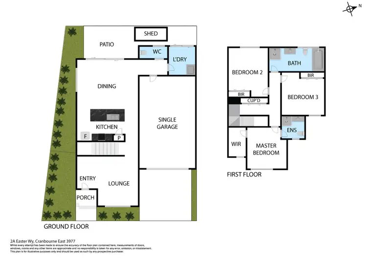 Floorplan of Homely house listing, 2A Easter Way, Cranbourne East VIC 3977