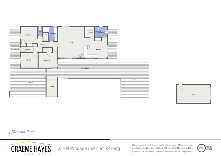 Floorplan of Homely house listing, 251 Westblade Avenue, Kerang VIC 3579