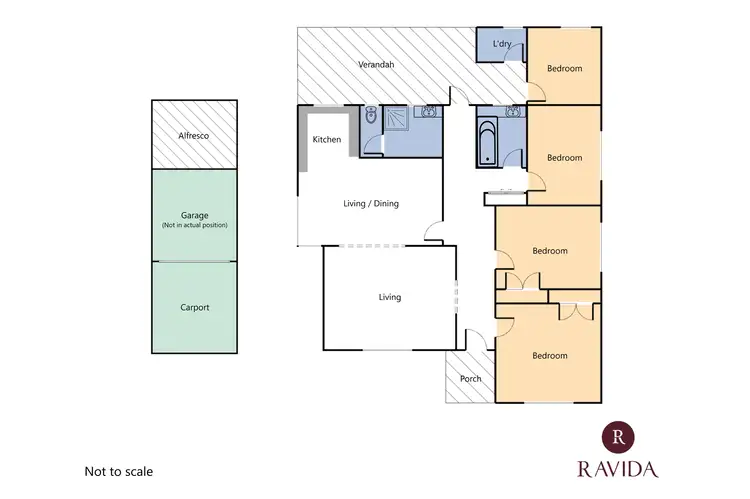 Floorplan of Homely house listing, 13 OMEARA STREET, Wangaratta VIC 3677