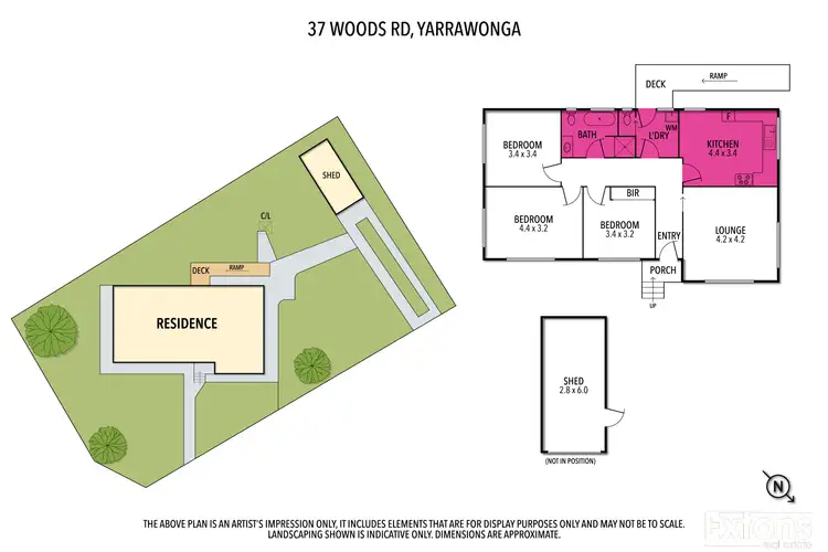 Floorplan of Homely house listing, 37 Woods Road, Yarrawonga VIC 3730