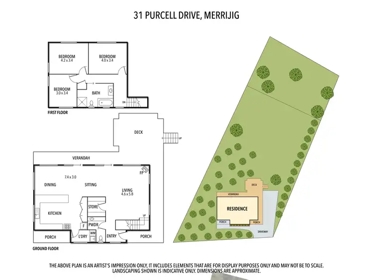 Floorplan of Homely house listing, 31 Purcell Drive, Merrijig VIC 3723