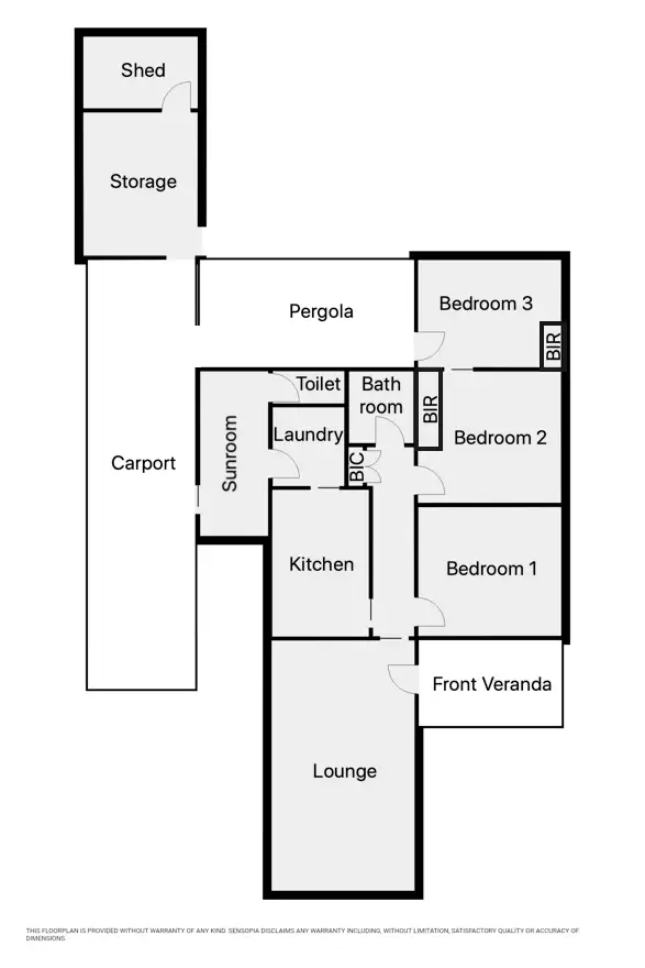 Floorplan of Homely house listing, 37 Gardiner Street, Warracknabeal VIC 3393