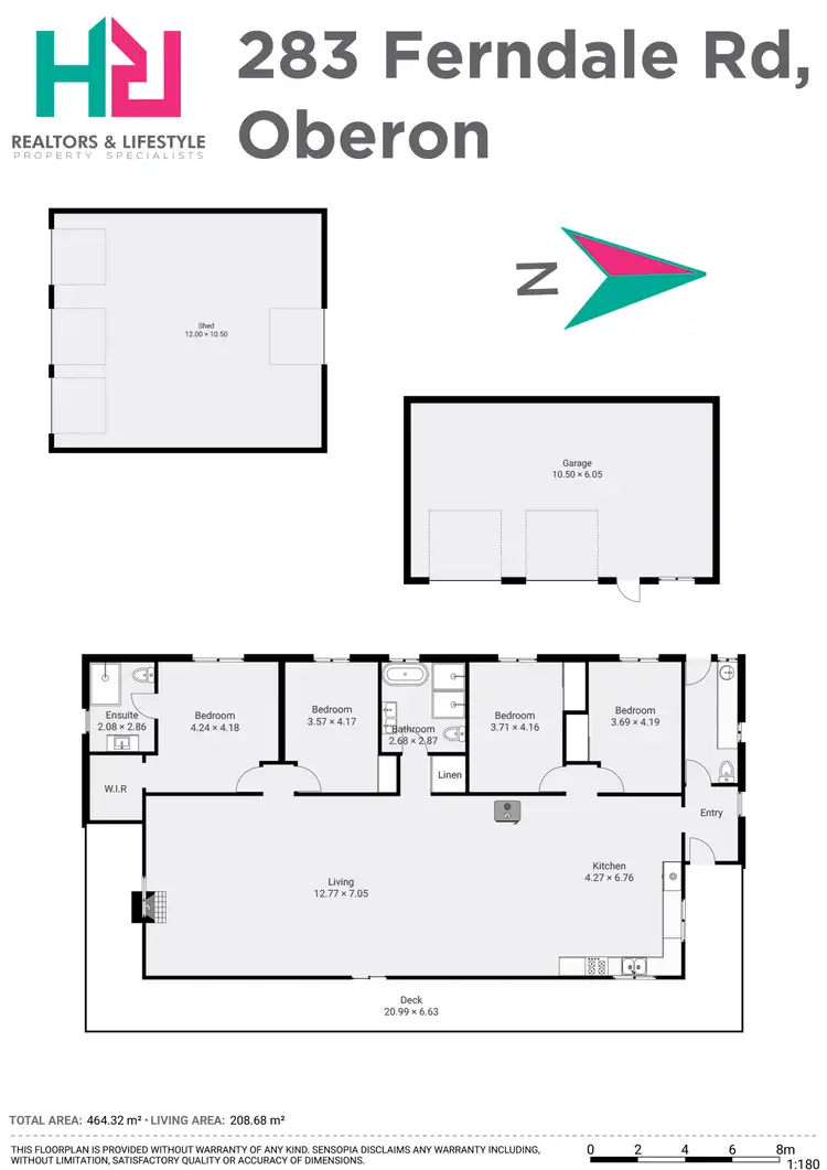 Floorplan of Homely house listing, 283 Ferndale Road, Oberon NSW 2787