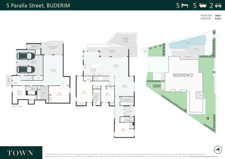 Floorplan of Homely house listing, 5 Paralla Street, Buderim QLD 4556