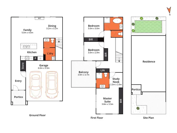 Floorplan of Homely house listing, 35 Botanical Drive, Mount Duneed VIC 3217