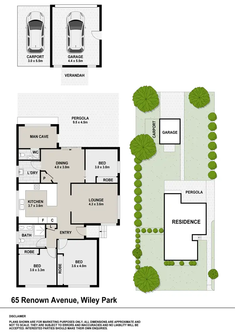 Floorplan of Homely house listing, 65 Renown Avenue, Wiley Park NSW 2195