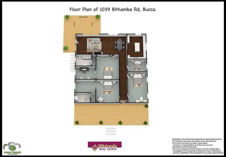 Floorplan of Homely rural property listing, 1039 Birthamba Road, Bucca QLD 4670