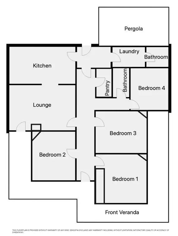 Floorplan of Homely house listing, 23 Cust Street, Rainbow VIC 3424
