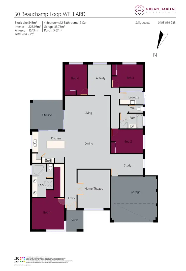 Floorplan of Homely house listing, 50 Beauchamp Loop, Wellard WA 6170