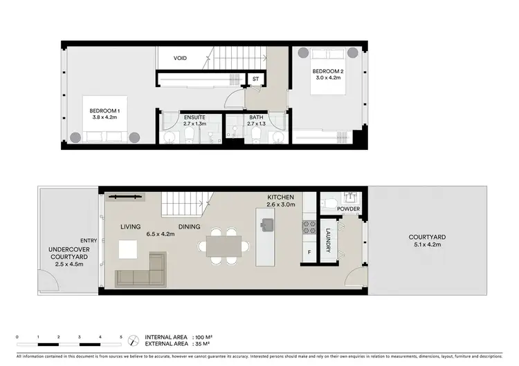Floorplan of Homely unit listing, 1/4 Aplin Street, Townsville City QLD 4810
