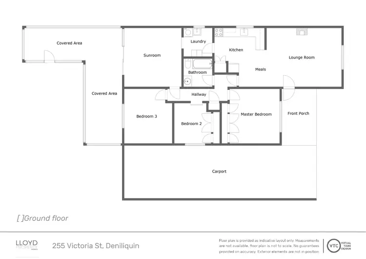 Floorplan of Homely house listing, 255 VICTORIA STREET, Deniliquin NSW 2710