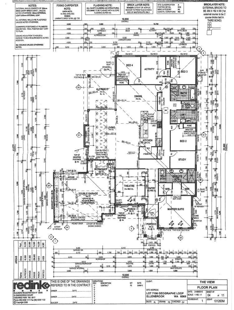 Floorplan of Homely house listing, 22 Geographe Loop, Ellenbrook WA 6069