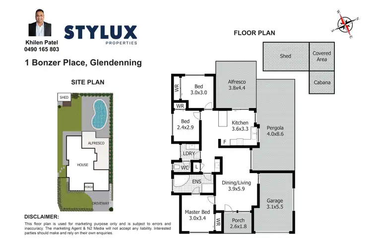 Floorplan of Homely house listing, 1 Bonzer Place, Glendenning NSW 2761