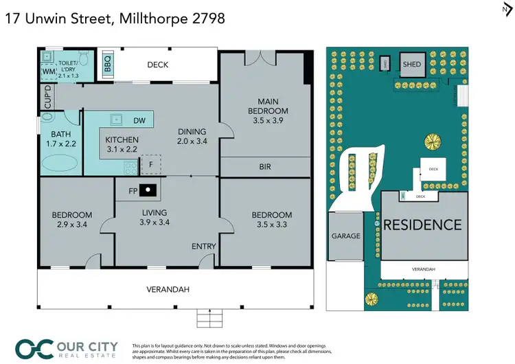 Floorplan of Homely house listing, 17 Unwin Street, Millthorpe NSW 2798