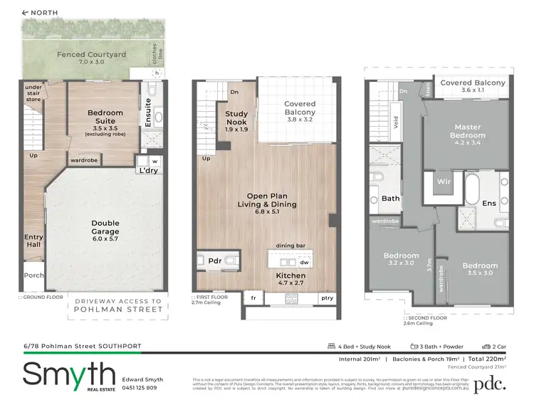 Floorplan of Homely villa listing, 6/78 Pohlman Street, Southport QLD 4215