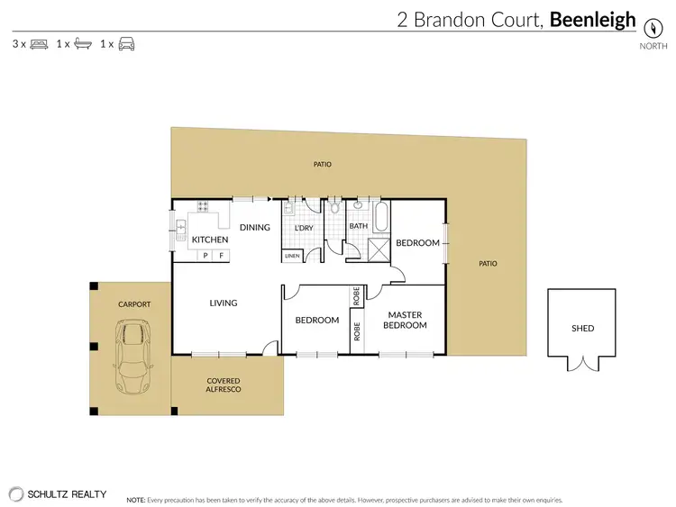 Floorplan of Homely house listing, 2 Brandon Court, Beenleigh QLD 4207