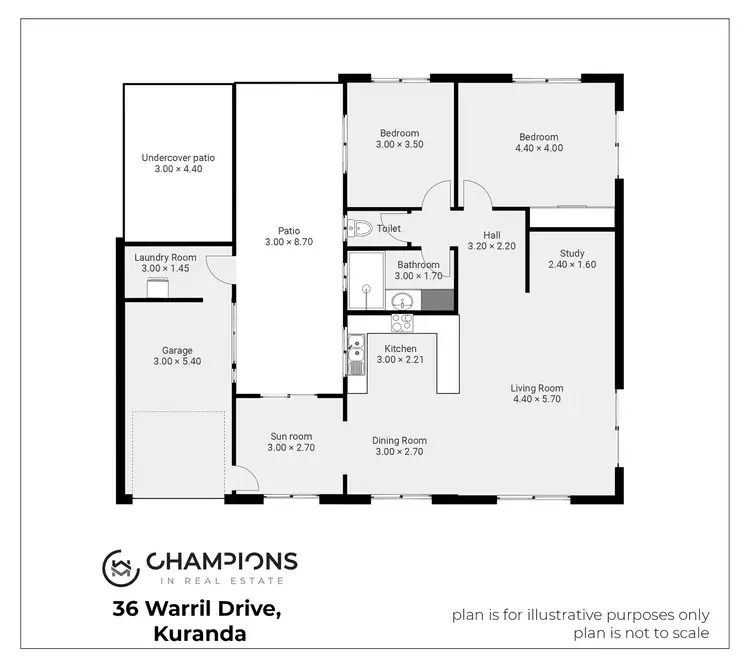 Floorplan of Homely house listing, 36 Warril Drive, Kuranda QLD 4881