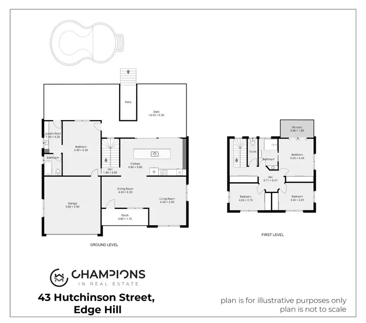 Floorplan of Homely house listing, 43 Hutchinson Street, Edge Hill QLD 4870