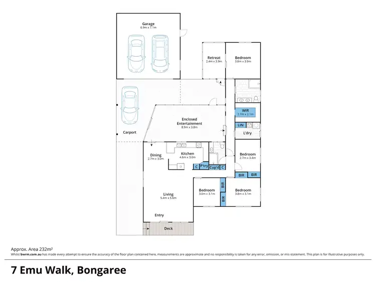 Floorplan of Homely house listing, 7 Emu Walk, Bongaree QLD 4507